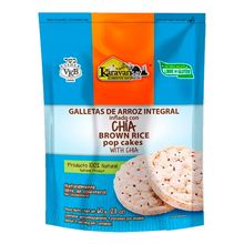 Galletas KARAVANSAY arroz integral con chia x60 g