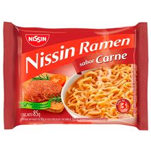 Sopa instantanea NISSIN RAMEN carne x85 g
