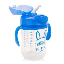 Vaso 9oz Pitillo con Pesa Azul Dr. Brown's