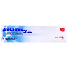 Betaduo PROCAPS inyectable con jeringa prellenada x2 ml
