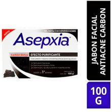 Asepxia GENOMA jabón carbón x100 g