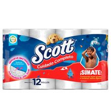 Papel higiénico SCOTT cuidado completo xxg 12 rollos x333,6 metros