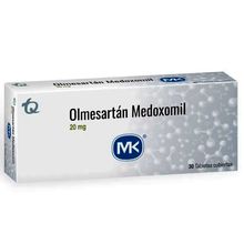 Olmesartán Medoxomil MK 20mg x30 tabletas