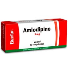 Amlodipino GENFAR 5mg x10 tabletas