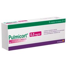 Pulmicort ASTRAZENECA 0.5mg/ml 5 unds x2 ml