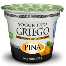 Yogurt griego COLANTA piña x125 g