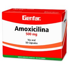 Amoxicilina GENFAR 500mg x50 cápsulas