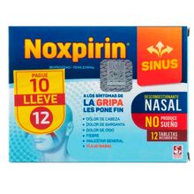 Noxpirin SIEGFRIED sinus pague 10 lleve 12 tabletas