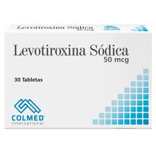 Levotiroxina COLMED 50mcg x30 tabletas