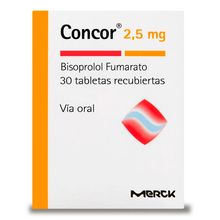 Concor MERCK 2.5mg x30 tabletas