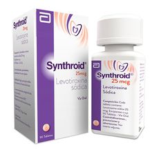 Synthroid ABBOTT 25mcg pote x90 tabletas
