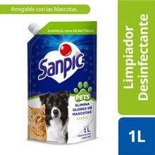 Limpiador SANPIC eliminador olor mascotas herbal x1000 ml