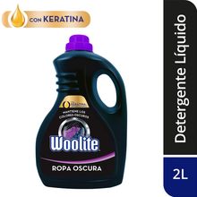 Detergente líquido WOOLITE ropa negra x2000 ml