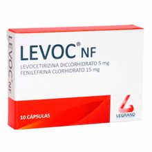 Levoc NF LEGRAND 5mg x10 cápsulas