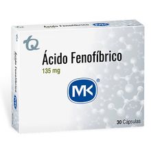 Ácido fenofíbrico MK 135mg x30 cápsulas