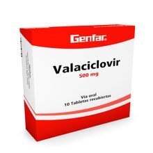 Valaciclovir GENFAR 500mg x10 tabletas