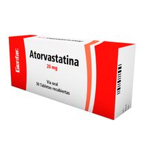 Atorvastatina GENFAR 20mg x30 tabletas