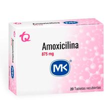 Amoxicilina MK 875mg x20 tabletas
