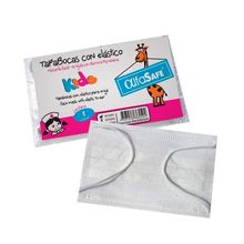 Tapabocas ALFA SAFE pediátricos blanco e/i x10 unidades