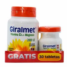 Giralmet SIEGFRIED 2000ui x100 tabletas gratis 30 tabletas