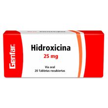 Hidroxicina GENFAR 25mg x20 tabletas