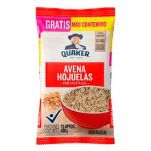 Avena QUAKER hojuelas extracontenido x400 g