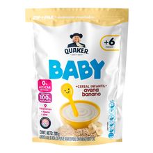Cereal baby QUAKER banano x200 g
