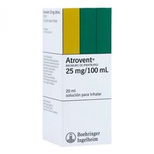 Atrovent BOERHINGER solución inhalación 0,25% x20 ml