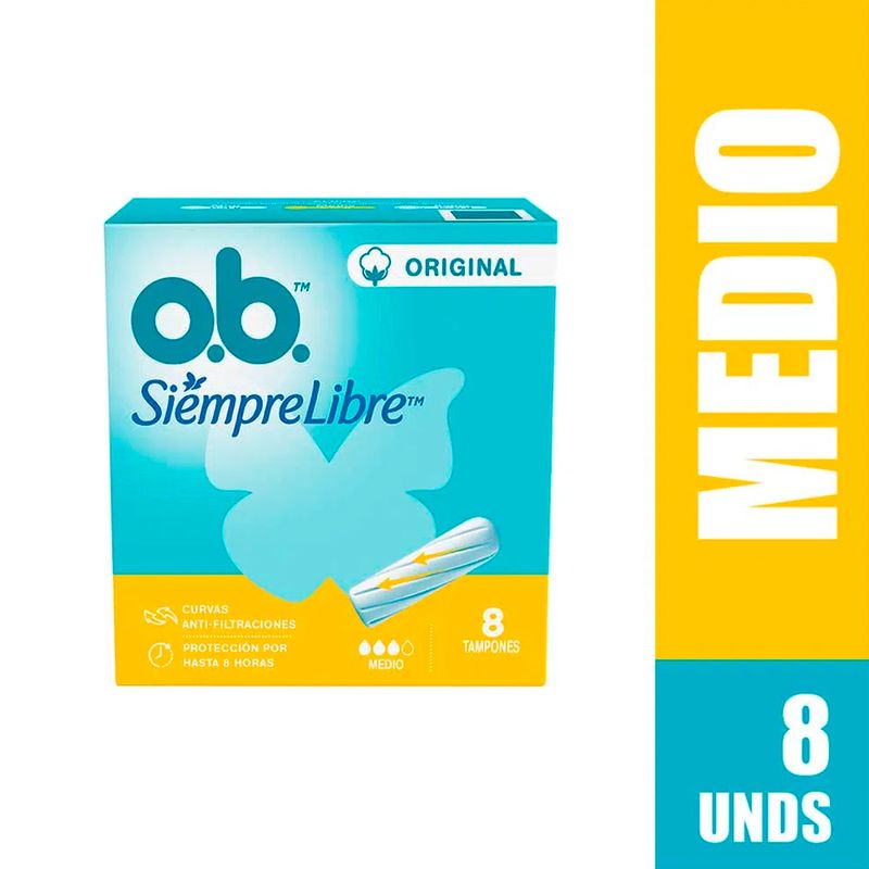 Tampon-OB-original-medio-8-unds_119131