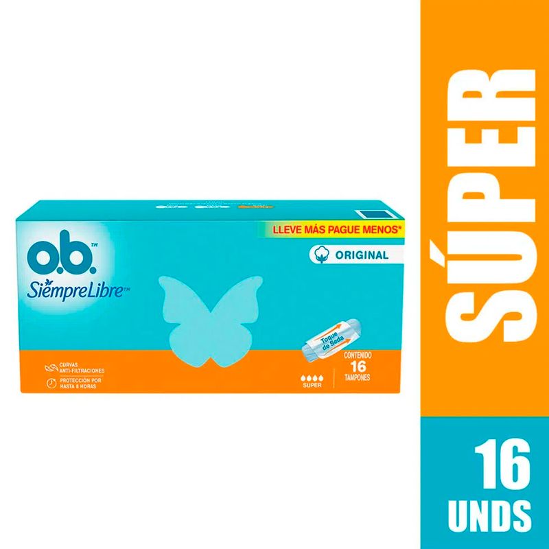 Tampon OB Original Super 16 Unds