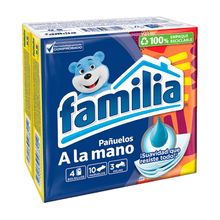 Pañuelo FAMILIA bolsillo 4 paquetes x10 unds c/u