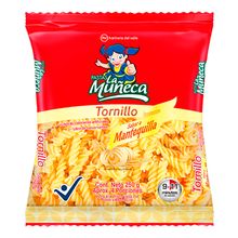 Pasta LA MUÑECA tornillos mantequilla x250 g