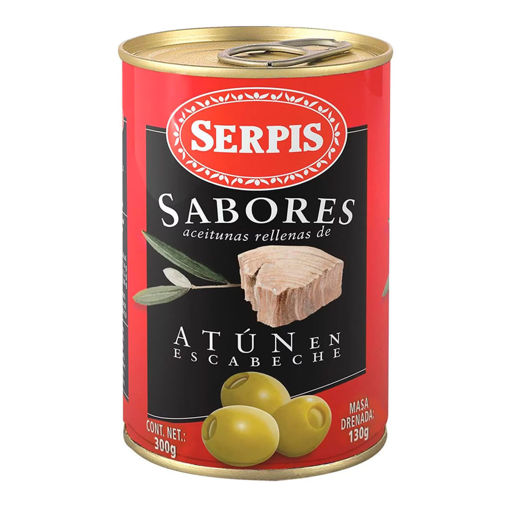 Aceitunas Serpis Rellenas de Anchoa 300g