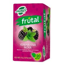 Aromática JAIBEL yerbabuena mora x20 sobres