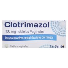 Clotrimazol LA SANTÉ vaginal 100mg x6 tabletas