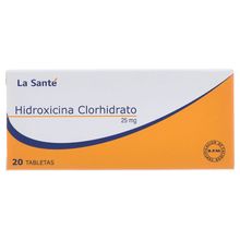 Hidroxicina LA SANTÉ 25mg x20 tabletas