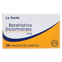 Betahistina LA SANTÉ 8mg x20 tabletas