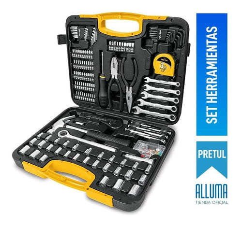 Juego De Herramientas 123 Piezas Kit Alluma Tools 445b