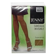 Media super velada JENNY sandalia natural talla xl