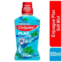 Enjuague bucal COLGATE plax soft mint x500 ml