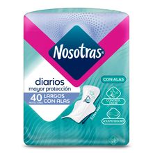 Protectores NOSOTRAS largos con alas x40 unds