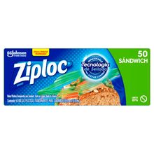Bolsa ZIPLOC sandwich x50 unds