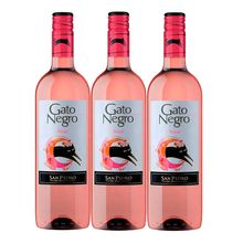Vino GATO NEGRO rosado 2x3 x750 ml c/u