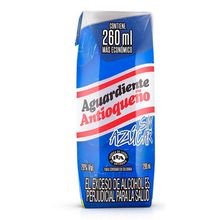 Aguardiente ANTIOQUEÑO sin azúcar x260 ml