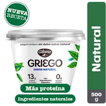Yogurt griego ALPINA sin azúcar x500 g