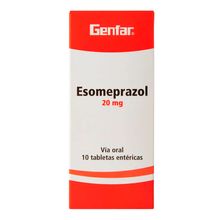 Esomeprazol GENFAR 20 mg x10 tabletas