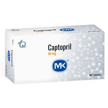 Captopril MK 50mg x30 tabletas