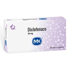 Diclofenaco MK 50mg x20 tabletas