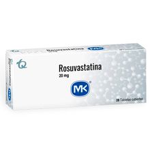 Rosuvastatina MK 20mg x28 tabletas