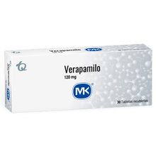 Verapamilo MK 120mg x30 tabletas